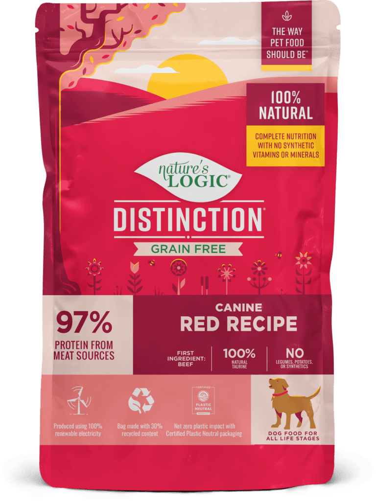 Nature's Logic Distinction Grain Free Red Recipe bag.