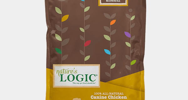 Nature's Logic Canine Chicken Meal Feast bag.