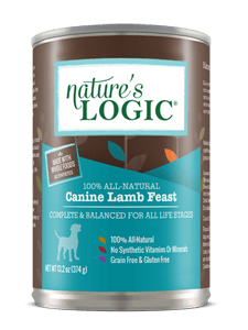 Nature's Logic Canine Lamb Feast can.