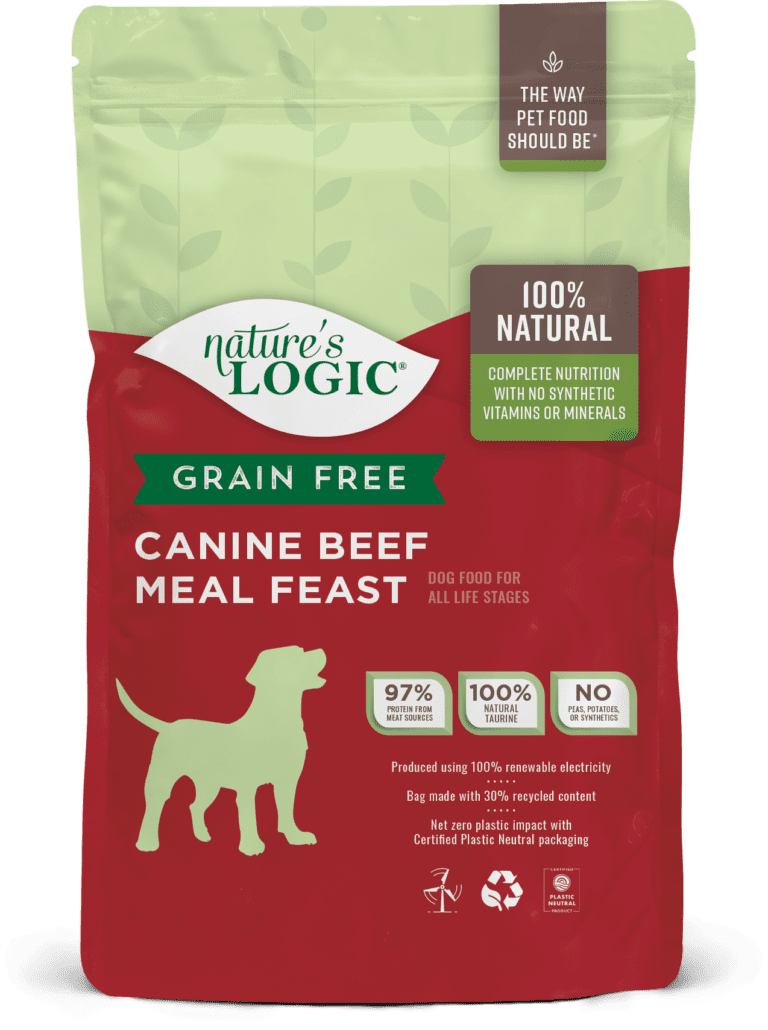 Nature's Logic Grain Free Canine Beef Meal Feast dry dog food kibble