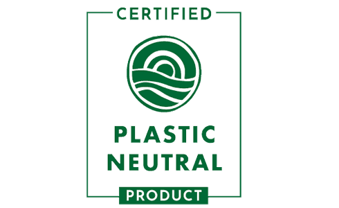 Certified Plastic Neutral Product badge.