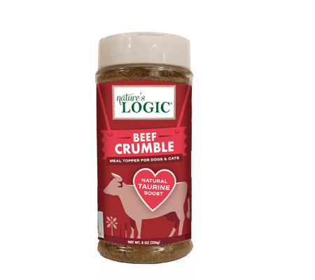 Nature's Logic Beef Crumble Meal Topper for Dogs & Cats