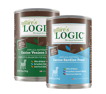 Nature s Logic canine venison feast and canine sardine feast